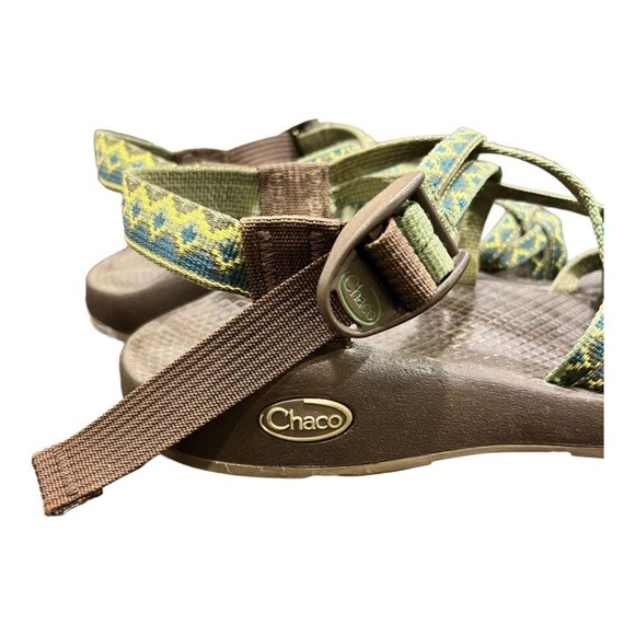 Chaco Z cloud X2 Sport single toe Sandals Size 8, Green, Outdoors/Hiking/Water - Picture 4 of 6